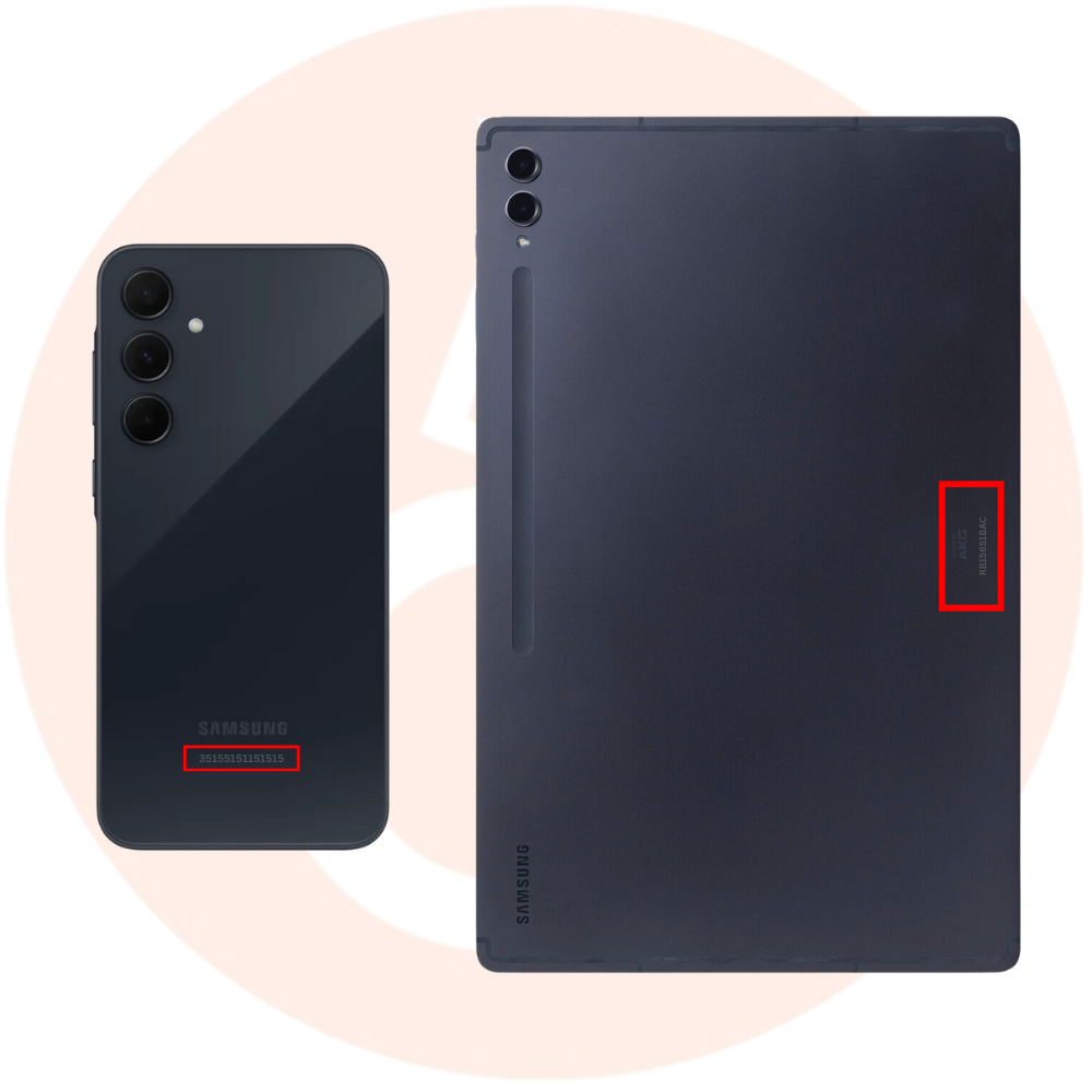 IMEI FIND BACK OF SAMSUNG