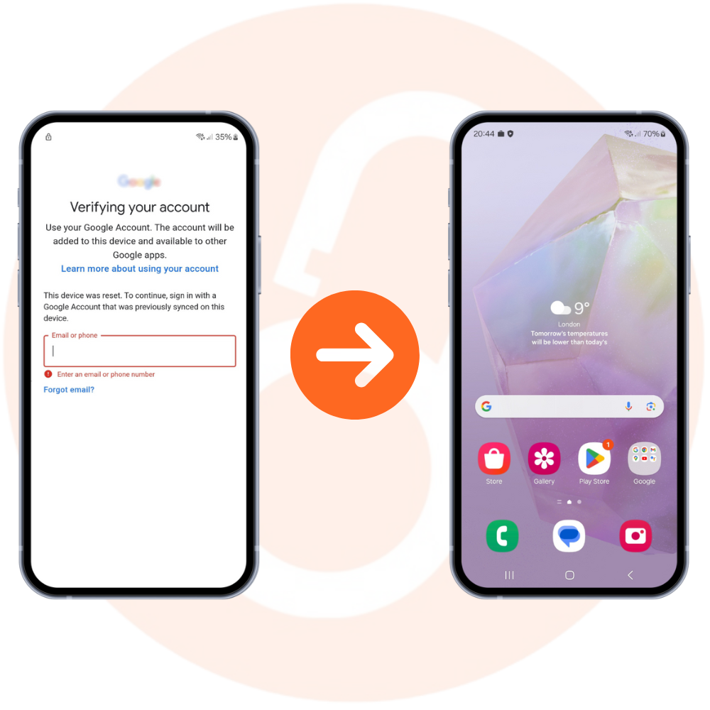 Samsung Locked to Unlocked